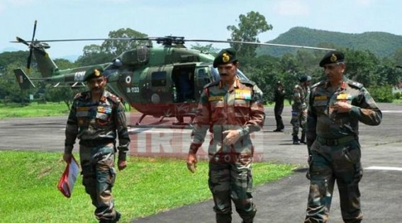 Naga blockade increasing tension, states undergoing acute crisis-situation : Army chief visits Northeast to review Security Situation Naga blockade increasing tension, states undergoing acute crisis-situation : Army chief visits Northeast to review Security Situation